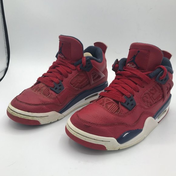 Nike Air Jordan 4 Retro FIBA Gym Red Womens Sz 5.5 - Picture 1 of 7